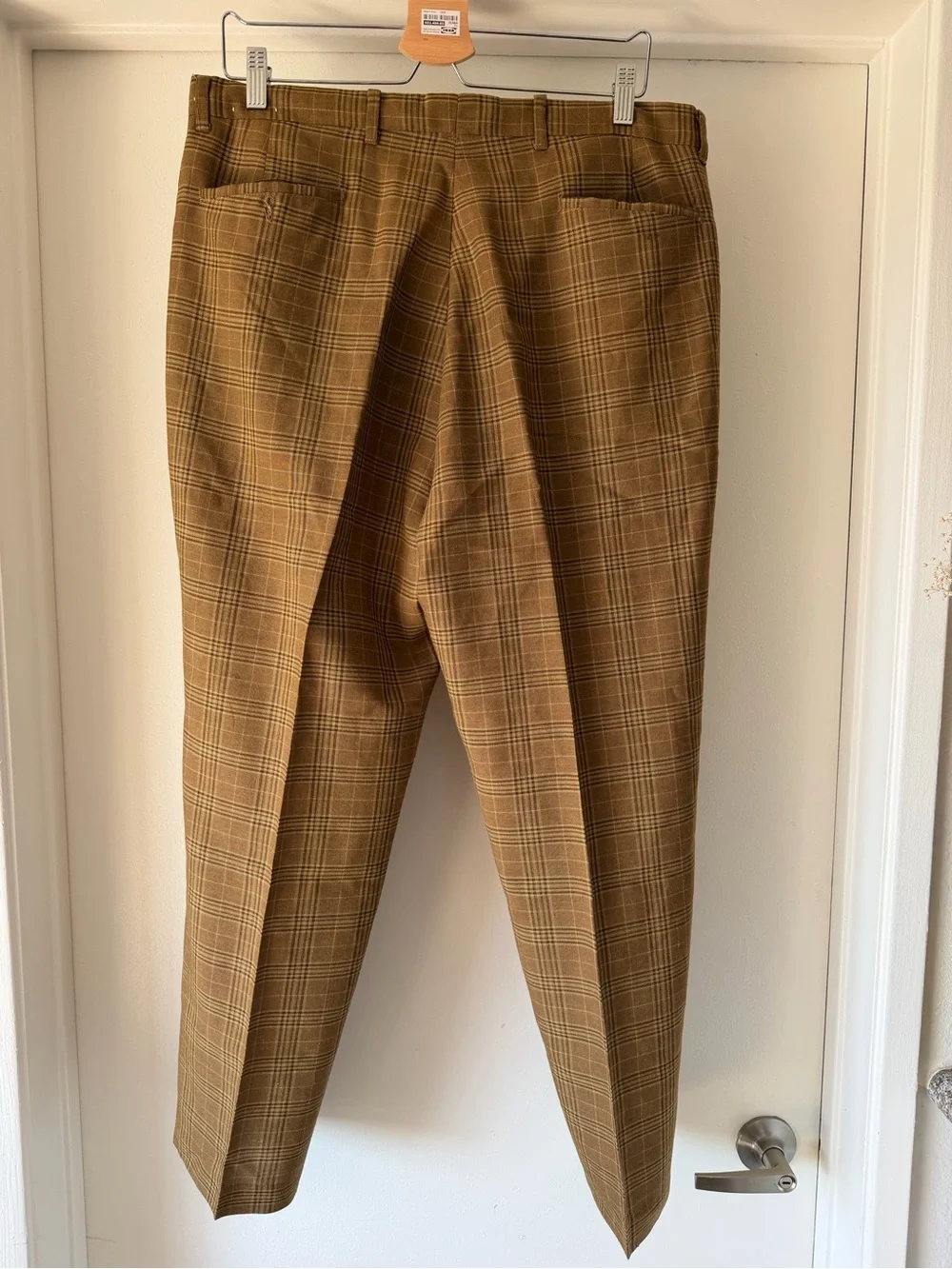 Vintage Men’s Pants - Mustard/Tan - Authentic Talon Fastener and Prentice Zipper
